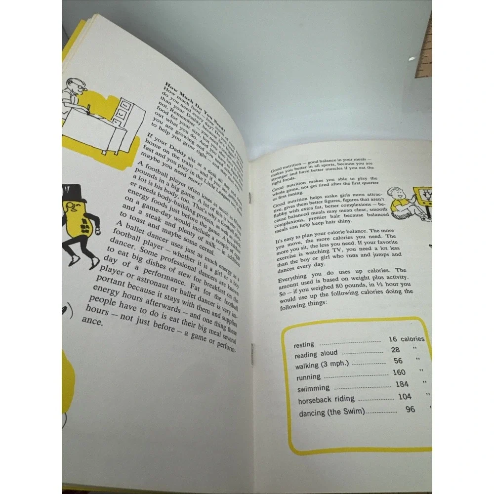 Mr. Peanut's Guide‎ To Nutrition Softcover Booklet 1970 Collector Book